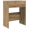 vidaXL Table de DJ Ch&ecirc;ne artisanal 102 x 45 x 102 cm Bois d'ing&eacute;nierie