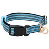 vidaXL Harnais pour chien avec laisse et collier réglables bleu S