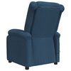vidaXL Fauteuil électrique de massage Bleu Tissu