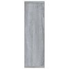vidaXL Étagère murale Sonoma gris 85x16x52,5 cm Bois d'ingénierie