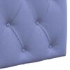 vidaXL T&ecirc;te de lit suspendue Bleu denim 130 x 55 x 7 cm tissu