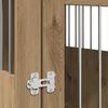 vidaXL Meuble de cage pour chiens ch&ecirc;ne artisanal 55x75x65 cm