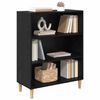 vidaXL Buffet Ch&ecirc;ne noir 69,5 x 32,5 x 90 cm Bois d'ing&eacute;nierie