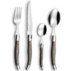 Lou Laguiole Ensemble de coutellerie 24 pcs Tradition Poivre