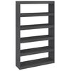 vidaXL Biblioth&egrave;que/S&eacute;parateur de pi&egrave;ce Gris 100x30x167,5cm Pin massif