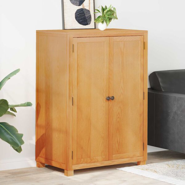 vidaXL Armoire avec stockage avec porte Marron Bois d'ing&eacute;nierie