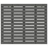 vidaXL T&ecirc;te de lit murale Gris 96x3x91,5 cm Bois massif de pin