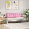 vidaXL Coussin de Dos Rose 160 x 19 x 50 cm tissu