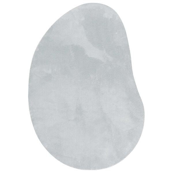 vidaXL Tapis Gris 100 x 200 cm Polyester