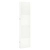 vidaXL Cloisons de s&eacute;paration 4 panneaux 2 pcs Blanc 160x180 cm Acier