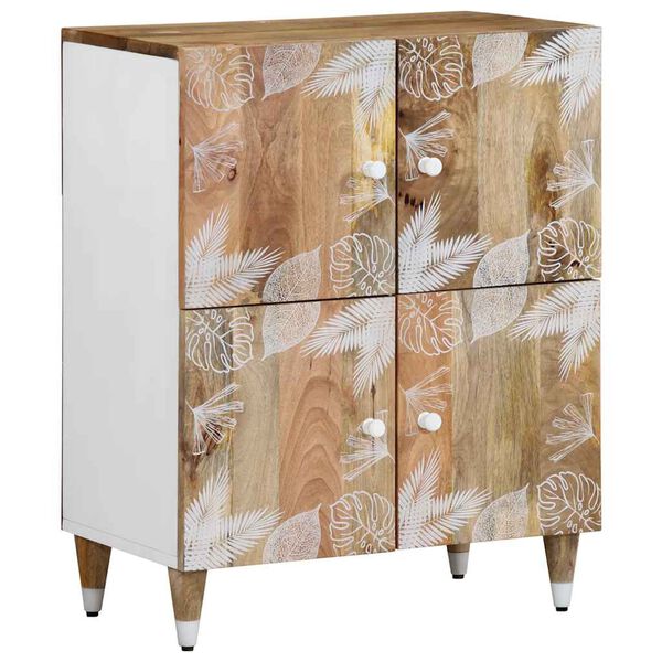 vidaXL Buffet 60x33,5x75 cm bois de manguier massif