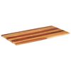 vidaXL Dessus de table 120x60x(2,5-2,7) cm Bois massif d'acacia