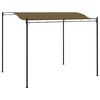 vidaXL Auvent de parasol 3x2,4 m Taupe 180 g/m&sup2;