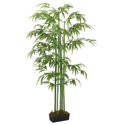 vidaXL Bambou artificiel 384 feuilles 120 cm vert