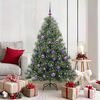 vidaXL Sapin de No&euml;l artificiel avec 150 LED Vert 150 cm PE et PVC
