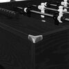 vidaXL Table de Foosball Ch&ecirc;ne Noir 146,5 x 74 x 85 cm