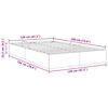 vidaXL Lit de Rangement avec matelas Cappuccino 120 x 190 cm Faux cuir