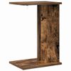 vidaXL Table d'appoint Ch&ecirc;ne fum&eacute; 35 x 25 x 50 cm Bois d'ing&eacute;nierie