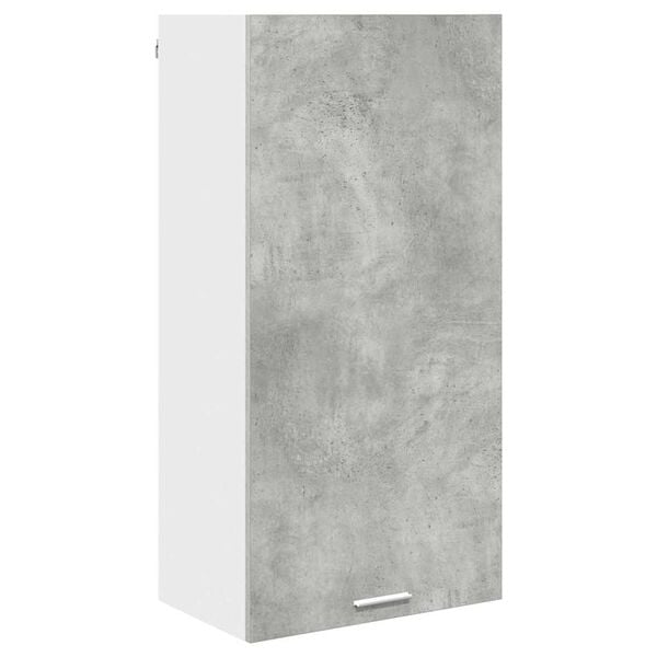 vidaXL Armoire suspendue Gris b&eacute;ton et Blanc 50 x 31 x 100 cm