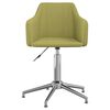 vidaXL Chaises pivotantes &agrave; manger lot de 4 vert tissu
