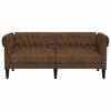 vidaXL Canapé Marron 182,5 x 74,5 x 74,5 cm Polyester