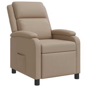 vidaXL Fauteuil inclinable Cappuccino Simili cuir