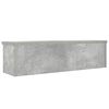 VidaXL &Eacute;tag&egrave;res de cuisine empilables 2 pcs gris b&eacute;ton 50x15x16 cm