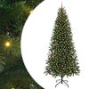 vidaXL Sapin de No&euml;l artificiel avec 300 LED Vert 240 cm PE et PVC