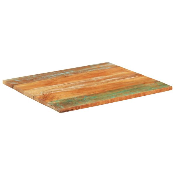 vidaXL Dessus de table rectangulaire 70x80 cm 25-27 mm Bois récupéré