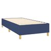 vidaXL Sommier &agrave; lattes de lit avec matelas Bleu 80x200 cm Tissu
