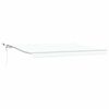 vidaXL Auvent r&eacute;tractable Blanc 450 &times; 350 cm Polyester