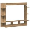 vidaXL Meuble TV ch&ecirc;ne artisanal 152 x 22 x 113 cm Bois d'ing&eacute;nierie