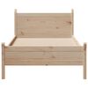 vidaXL Cadre de lit sans matelas 90x200 cm bois de pin massif