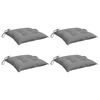 vidaXL Coussins de chaise lot de 4 gris 50x50x7 cm tissu oxford