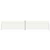 vidaXL Auvent lat&eacute;ral r&eacute;tractable Cr&egrave;me 200x1000 cm