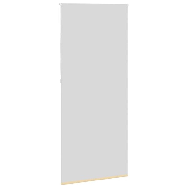 vidaXL Store enrouleur occultant 124,4 x 230 cm, largeur du tissu 120 cm, beige