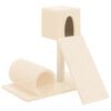 vidaXL Arbre &agrave; chat avec griffoir en sisal Cr&egrave;me 59 cm