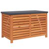vidaXL Boîte de rangement de jardin 90x48x55 cm bois d'eucalyptus