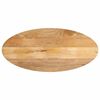 vidaXL Dessus de table 120x50x2,5 cm ovale bois massif de manguier