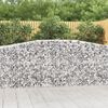 vidaXL Paniers &agrave; gabions arqu&eacute;s 15 pcs 400x50x100/120 cm Fer galvanis&eacute;