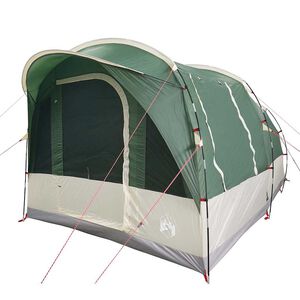 vidaXL Tente de camping tunnel 3 personnes vert imperm&eacute;able