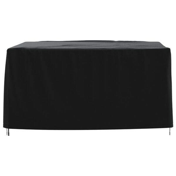 vidaXL Housse de salon de jardin noir 200x165x80 cm oxford 420D