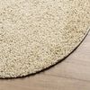 vidaXL Tapis shaggy PAMPLONA poils longs moderne dor&eacute; &Oslash; 240 cm