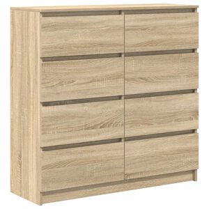 vidaXL Buffet ch&ecirc;ne sonoma 100x35x99 cm bois d'ing&eacute;nierie