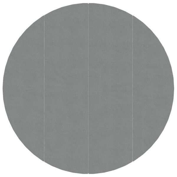 vidaXL Bâche de piscine gris clair Ø428 cm géotextile polyester