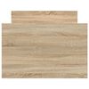 vidaXL Cadre de lit sans matelas ch&ecirc;ne sonoma 90x200 cm