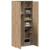 vidaXL Buffet ch&ecirc;ne artisanal 80 x 35 x 180 cm Bois d'ing&eacute;nierie