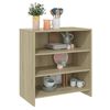 vidaXL Buffet Ch&ecirc;ne sonoma 70x40,5x75 cm Bois d'ing&eacute;nierie