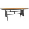 vidaXL Mobilier à dîner d'extérieur 9 pcs Résine tressée Gris
