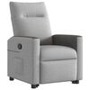 vidaXL Fauteuil inclinable gris nuage tissu